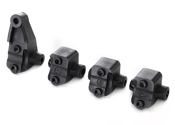 Traxxas Axle mount set (complete) (front & rear) (for suspension