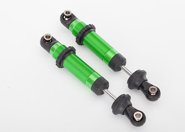 Traxxas Shocks, GTS, aluminum (green-anodized) (assembled with s
