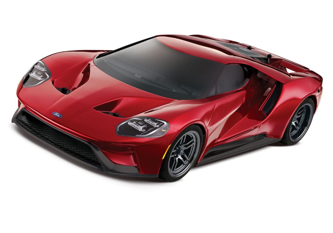 Traxxas Ford GT 1/10 Scale AWD Red Supercar Traxxas Ford GT 1/10 Scale AWD Red Supercar