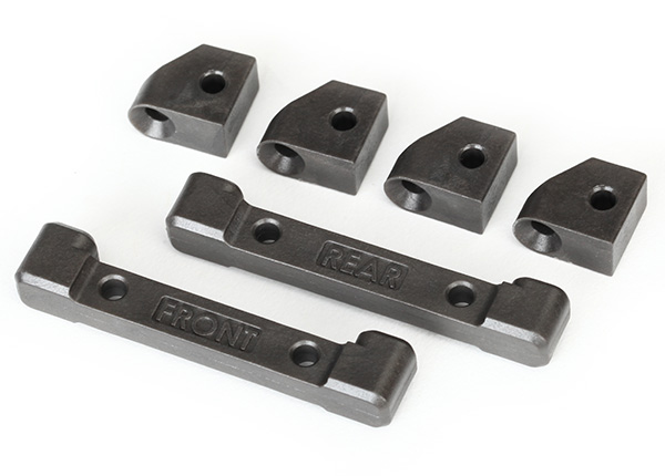 Traxxas Suspension Arm Mounts front & rear / hinge pin retainers