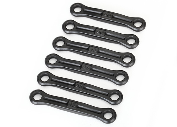 Traxxas Camber link/toe link set (plastic/ non-adjustable) (F&R)