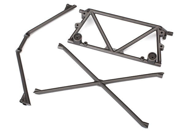 Traxxas Tube chassis, center support/ cage top/ rear cage suppor