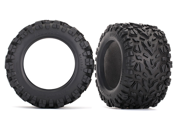Traxxas Tires, Talon EXT 3.8" (2), foam inserts (2)