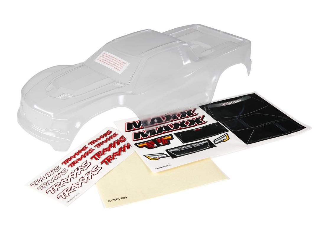 Traxxas Body, Maxx, heavy duty (clear, untrimmed, requires paint