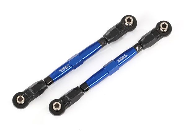 Traxxas Toe links, front (TUBES blue-anodized)