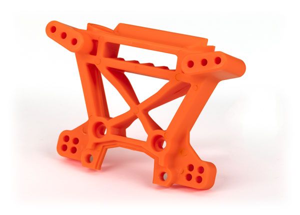 Traxxas Shock tower, front, extreme heavy duty, orange