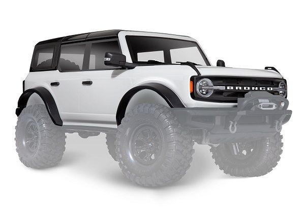 Traxxas Body, Ford Bronco (2021), complete, white (painted)