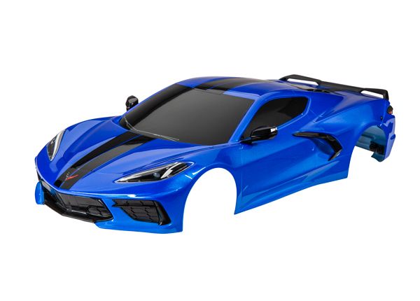 Traxxas Body, Chevrolet Corvette Stingray, complete (blue)
