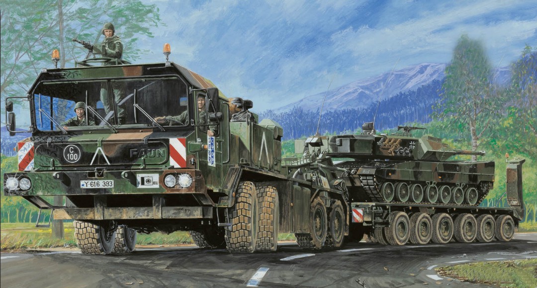 Trumpeter 1/35 German Faun Elephant Slt-56 Panzer Transport