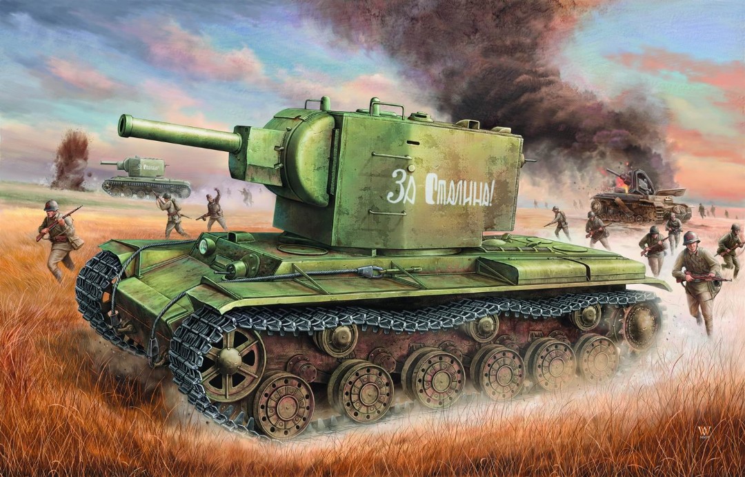 Trumpeter 1/35 Russian KV-2 Tank