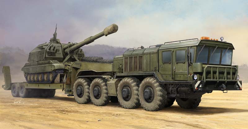Trumpeter 1/35 Russian KZKT-7428 Transporter with KZKT-9101 Semi