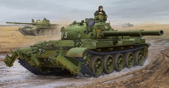 Trumpeter 1/35 Russian T-62 Mod.1975 - KMT-6 Mine Plow