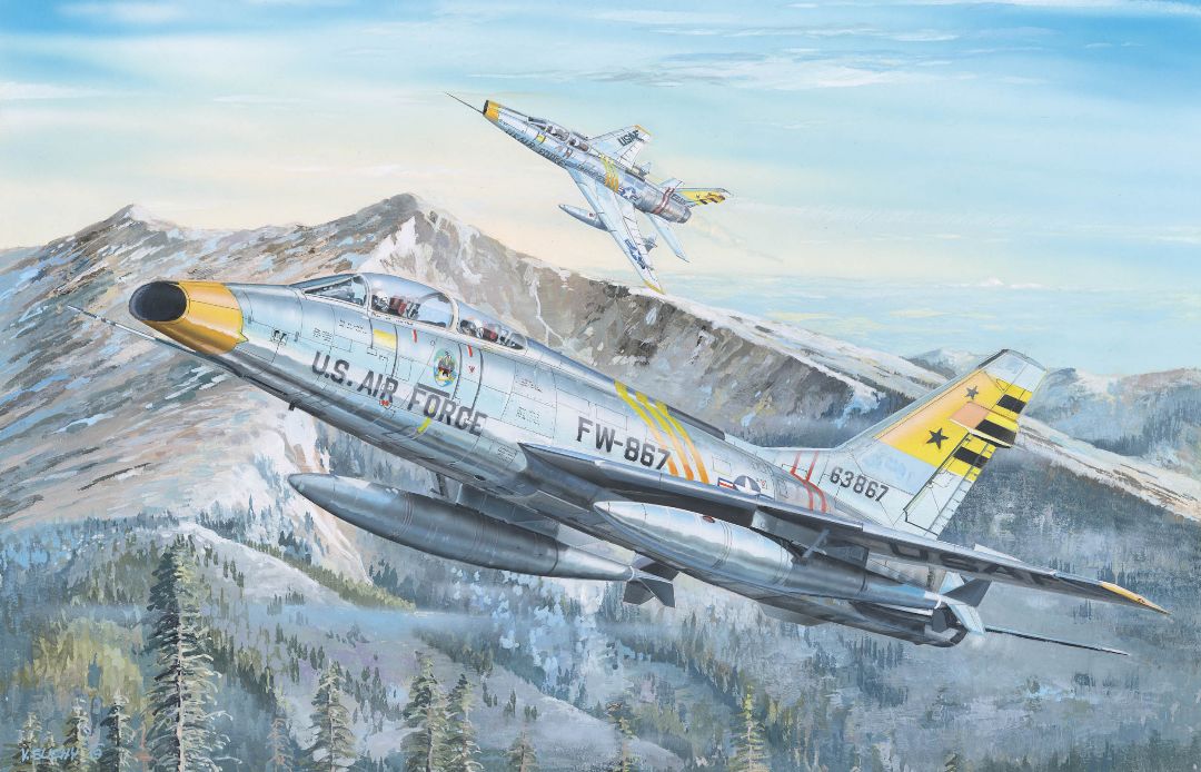 Trumpeter 1/32 F-100F Super Sabre Trumpeter 1/32 F-100F Super Sabre