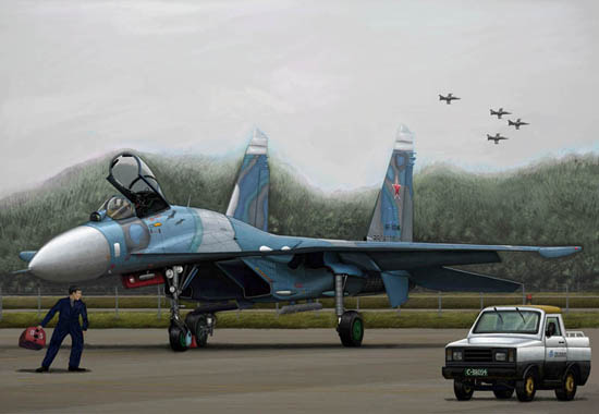 Trumpeter 1/144 Russian Su-27 Flanker B