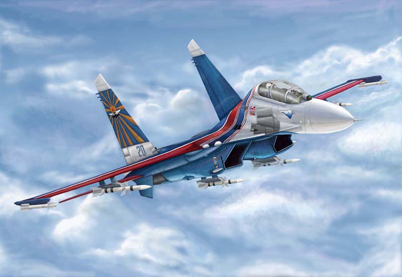 Trumpeter 1/144 Russian Su-27UB Flanker C