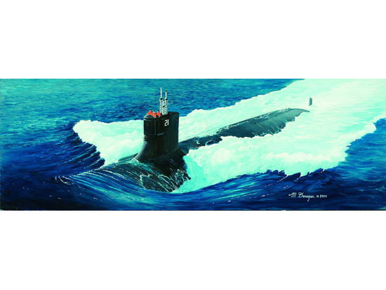 Trumpeter 1/144 Submarine - USS SSN-21 Sea wolf