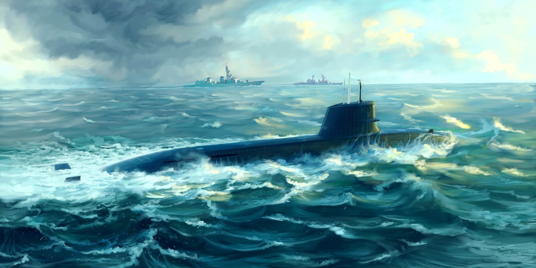 Trumpeter 1/144 Japanese Soryu Class Attack Submarine