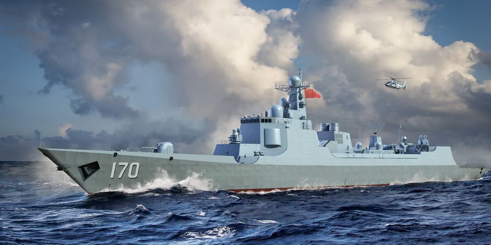 Trumpeter 1/700 PLA Navy Type 052C Destroyer Trumpeter 1/700 PLA Navy Type 052C Destroyer