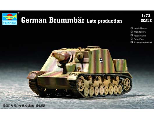 Trumpeter 1/72 German Brummbar Late production