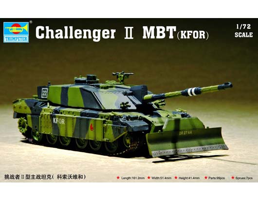 Trumpeter 1/72 Challenger II MBT (KFOR)