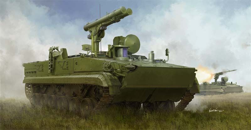 Trumpeter 1/35 Russian 9P157-2 Khrizantema-S Anti-tank system